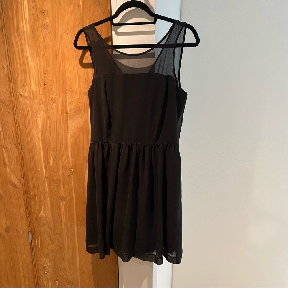 Black flowy dress